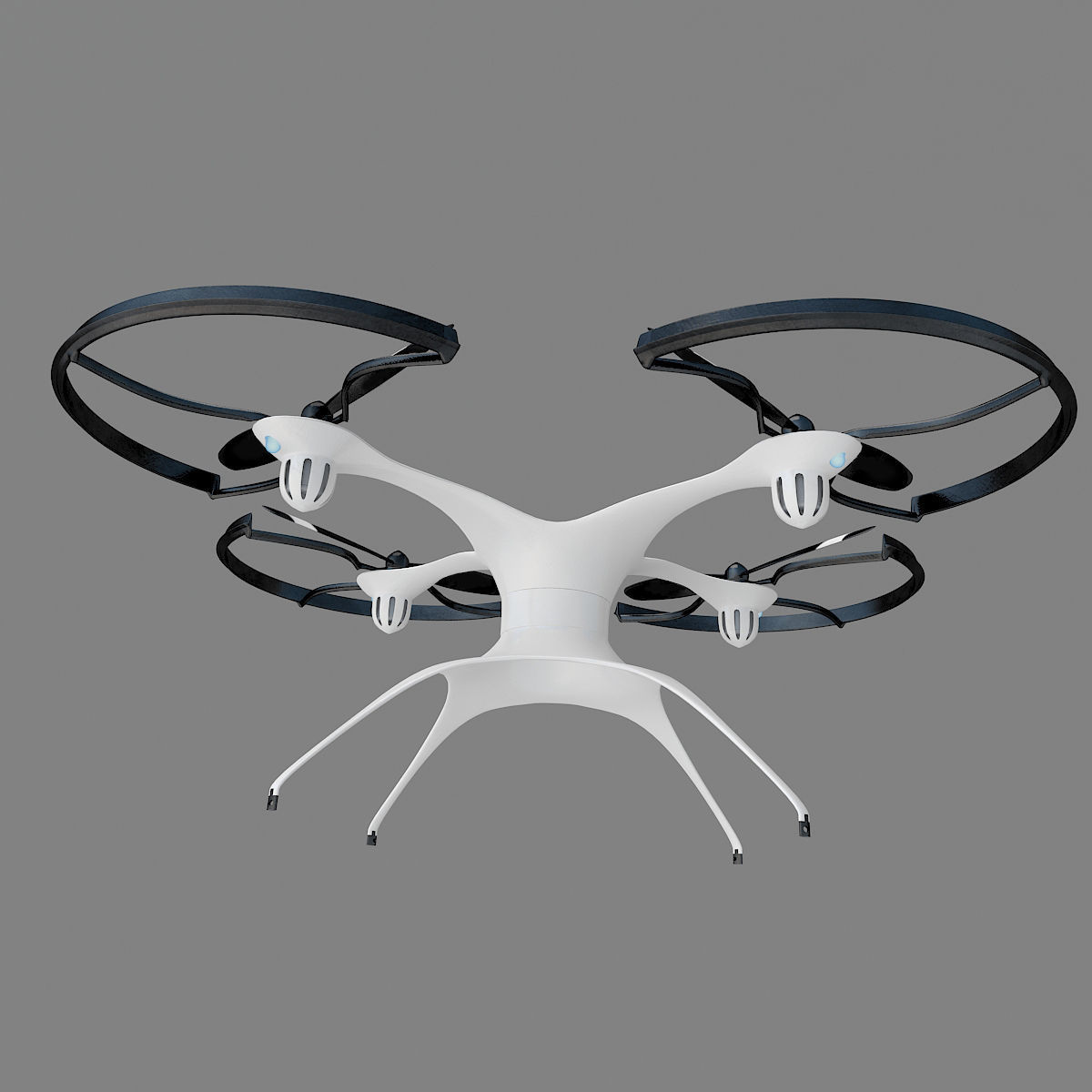 Generic quadcopter drone 3D model_3