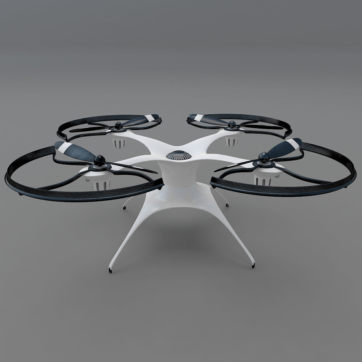 Generic quadcopter drone 3D model_4