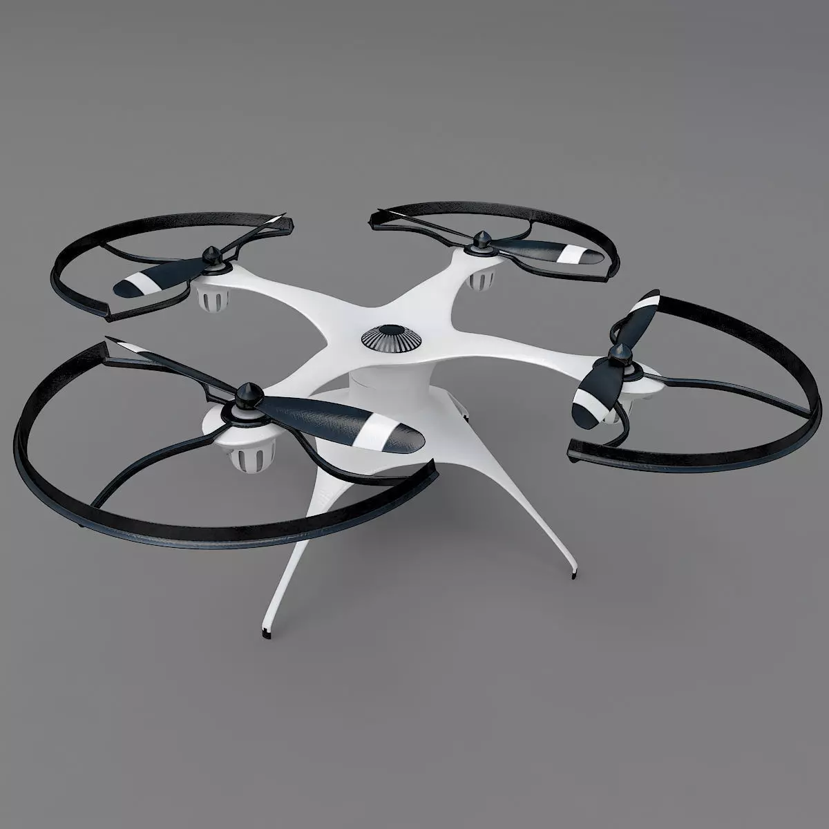 Generic quadcopter drone 3D model_0
