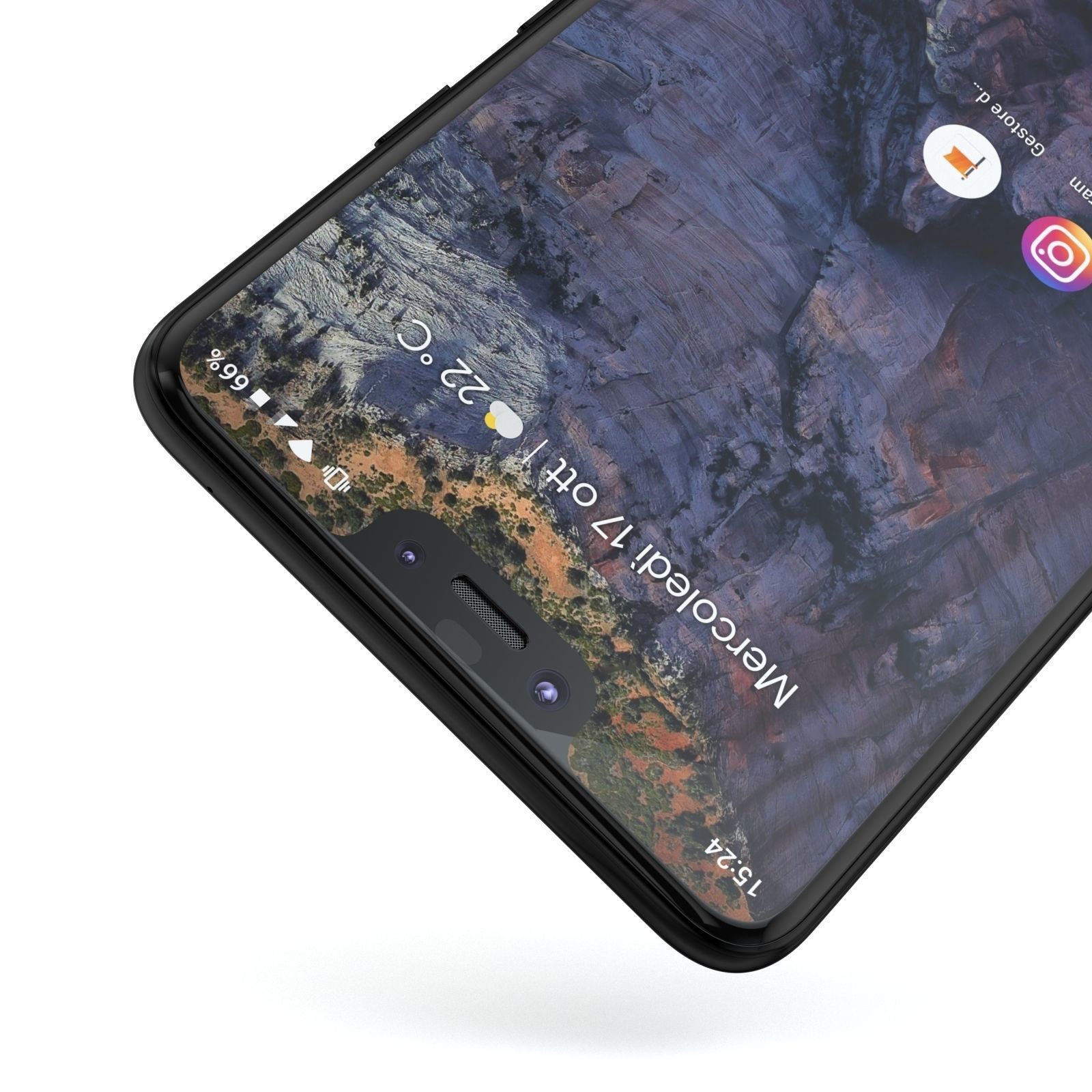 Google Pixel 3 and Pixel 3 XL Black Collection 3D model_25