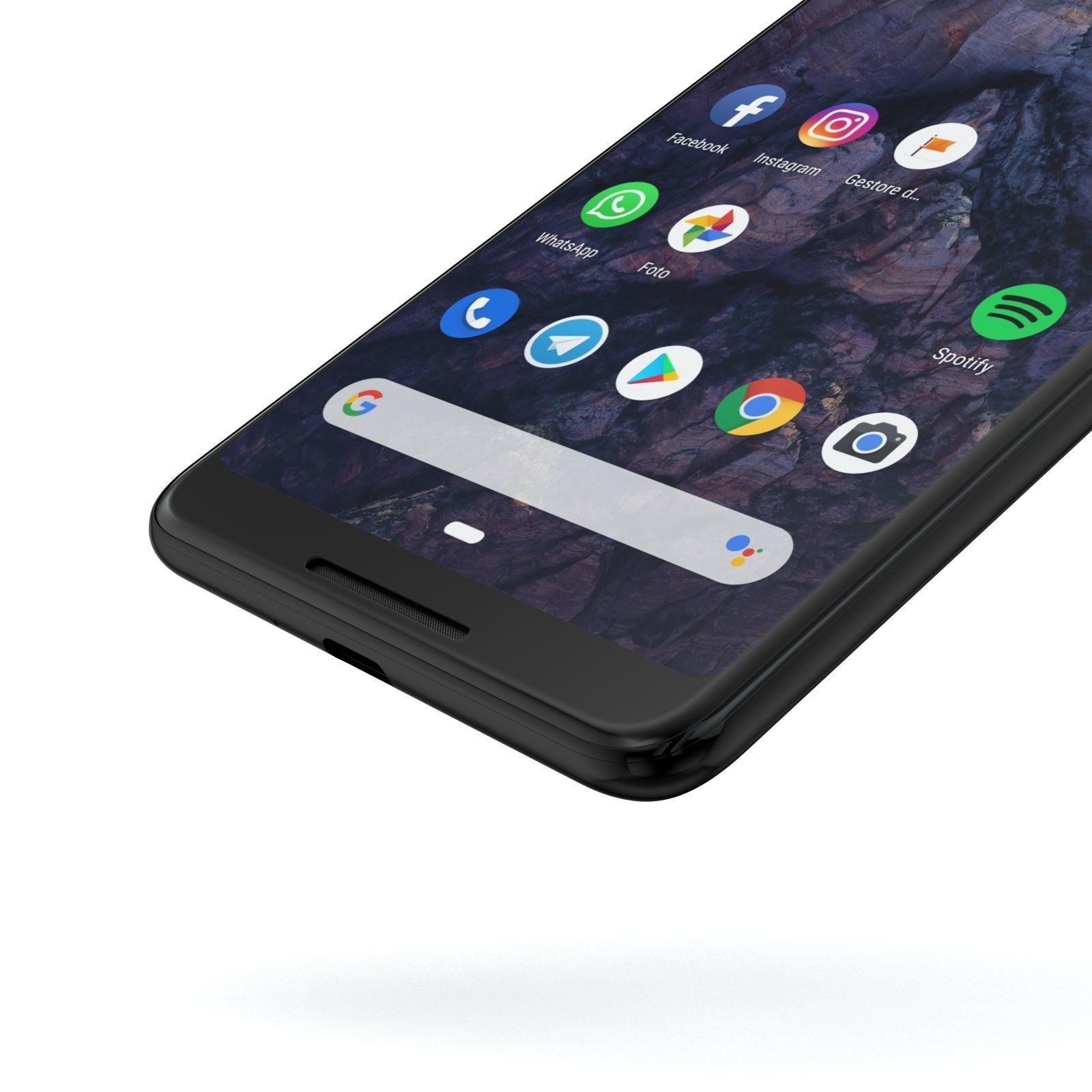 Google Pixel 3 and Pixel 3 XL Black Collection 3D model_24