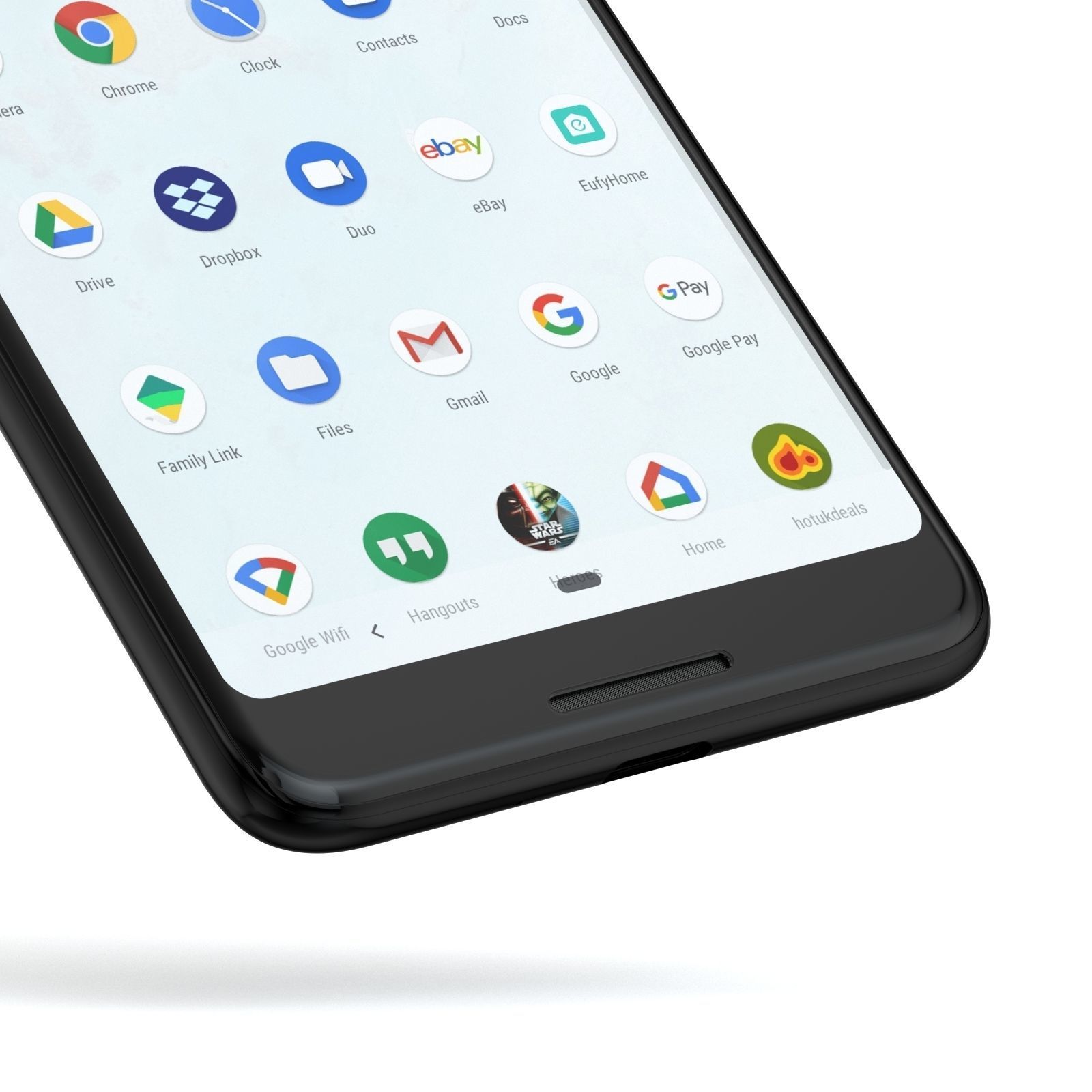 Google Pixel 3 and Pixel 3 XL Black Collection 3D model_5