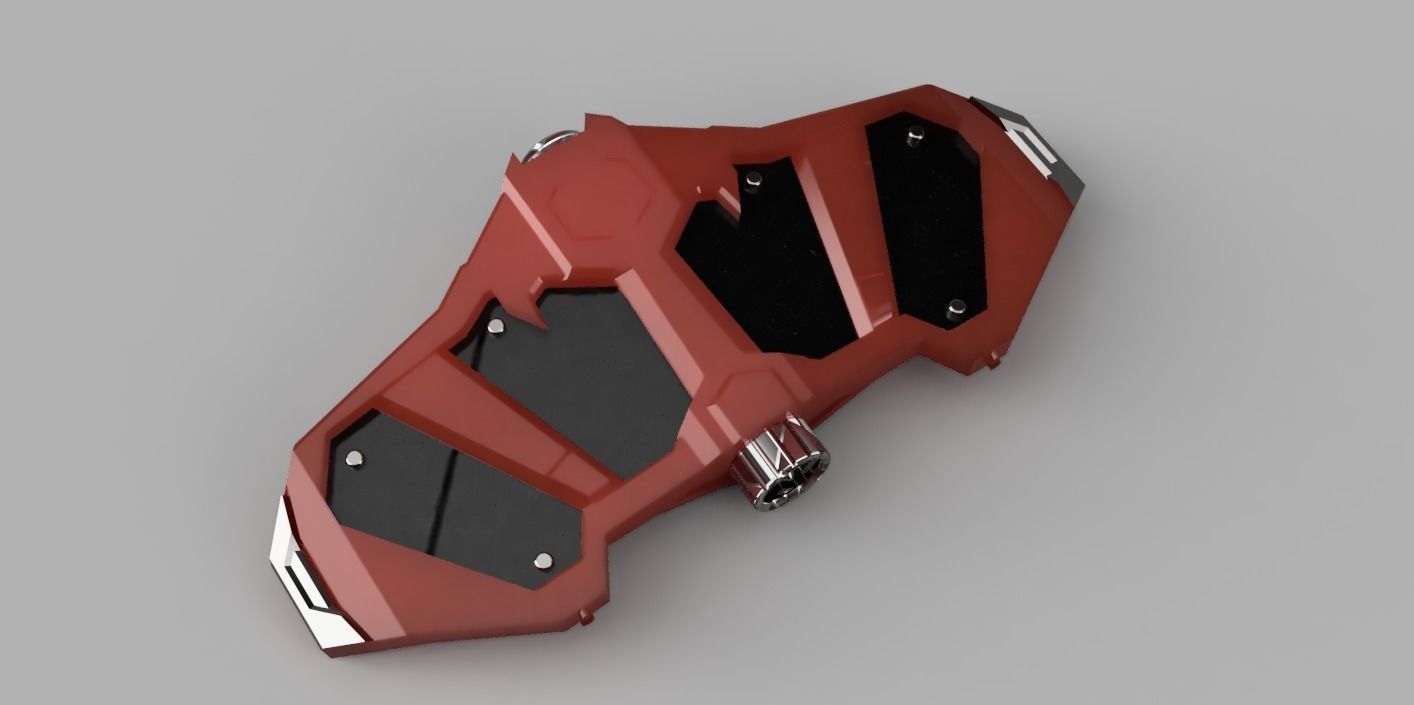 Spider-Man webshooters ps4 inspired 3D print model_1