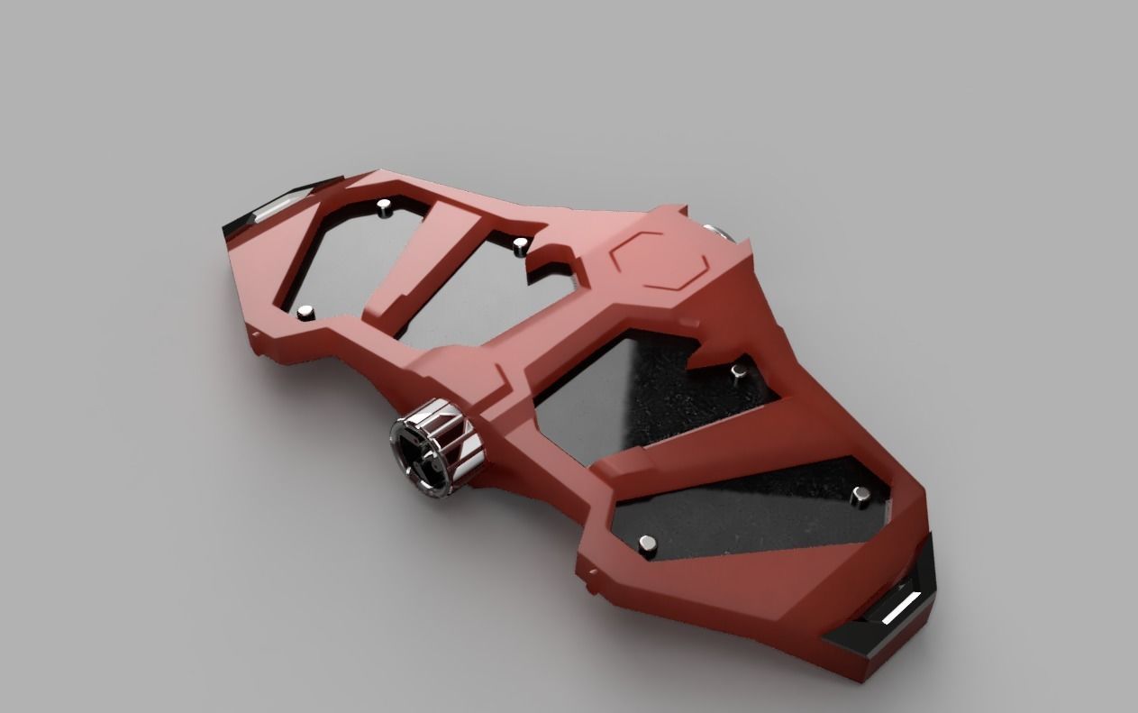 Spider-Man webshooters ps4 inspired 3D print model_2