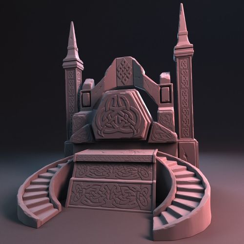 Pedestal Fantasy 3D model