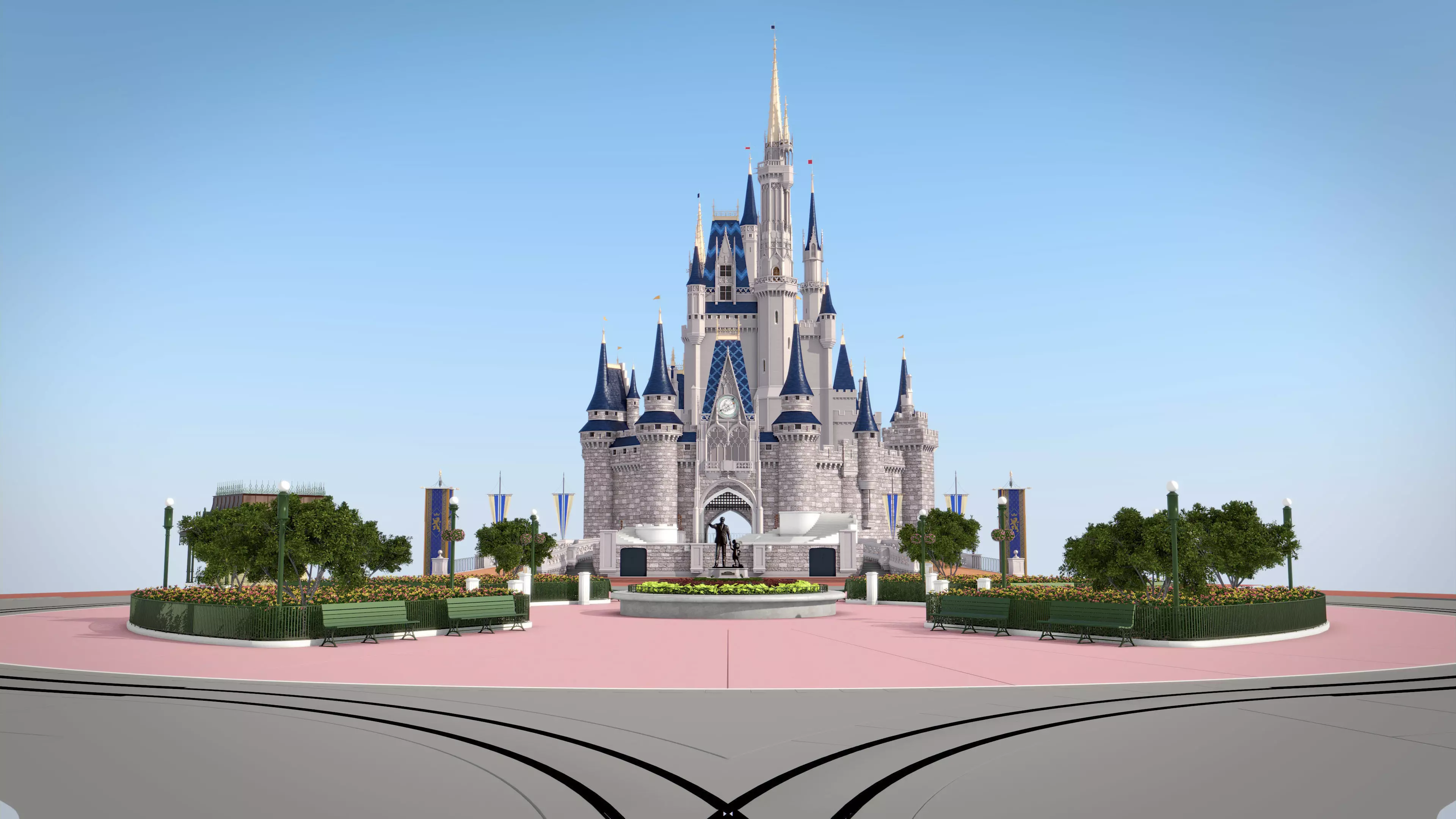 Walt Disney World Cas Free 3D model