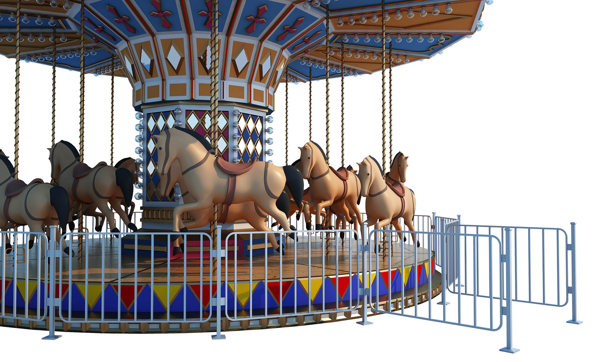 Carousel Ride 3D model | CGTrader
