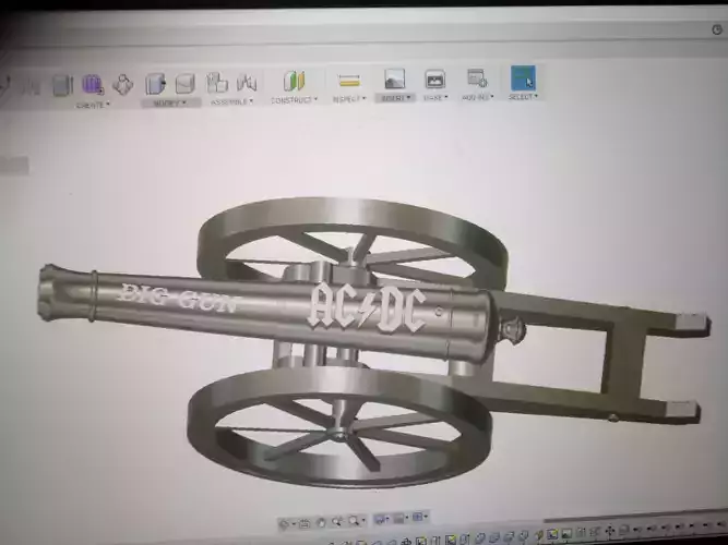 ACDC gun 3D model