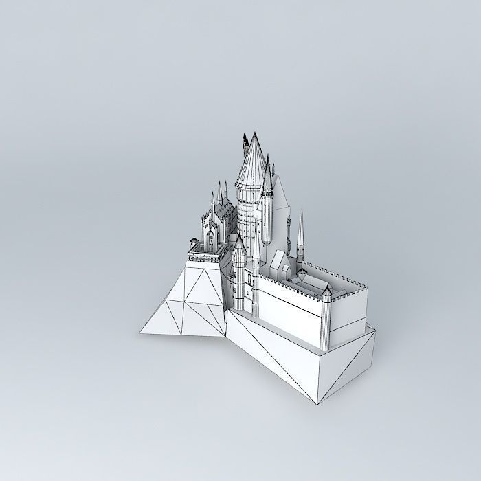 Wizarding World of harry potter Free 3D model_4