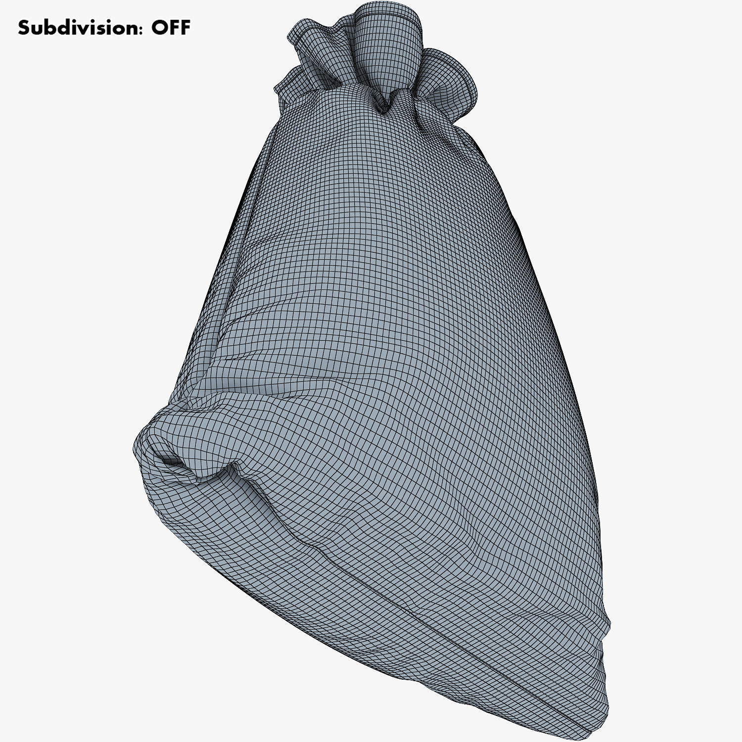 Sack v 1 bag 3D model_26