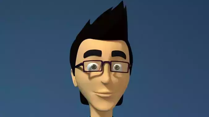 Cartoon Boy Rigged