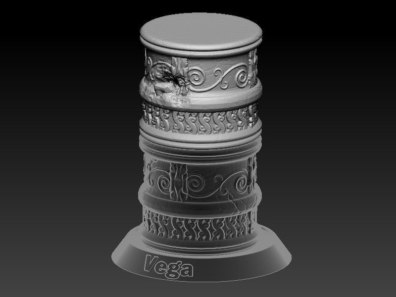 Street Fighter Vega  3D print model_27