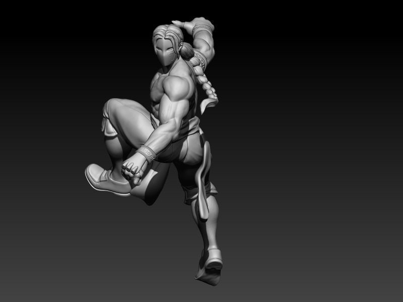 Street Fighter Vega  3D print model_5