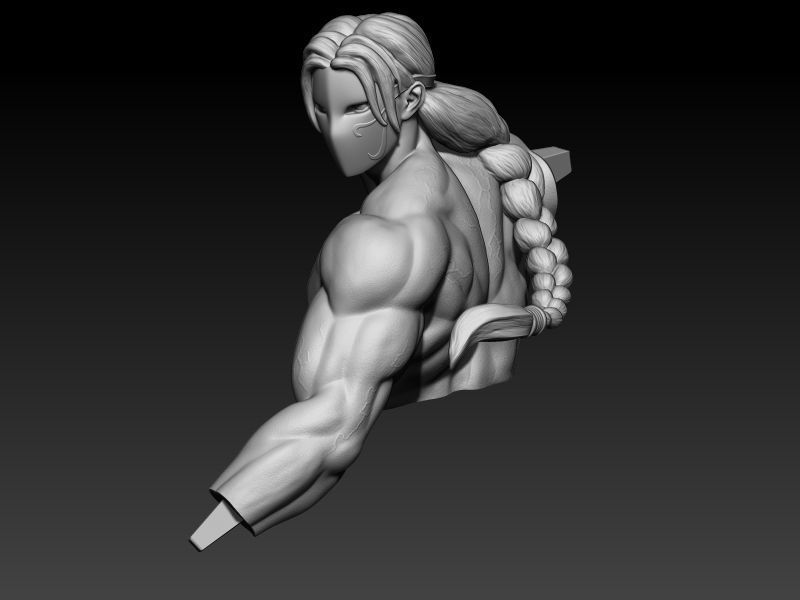 Street Fighter Vega  3D print model_26