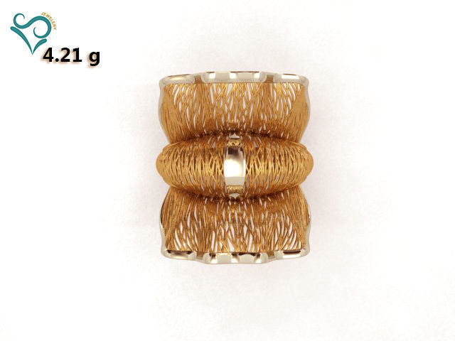 gold Ring engagement ring 3d jewel 3D print model_1