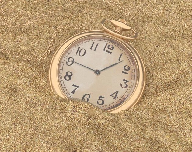 Pocket watch 3D model