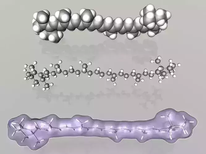 beta-Carotene molecule