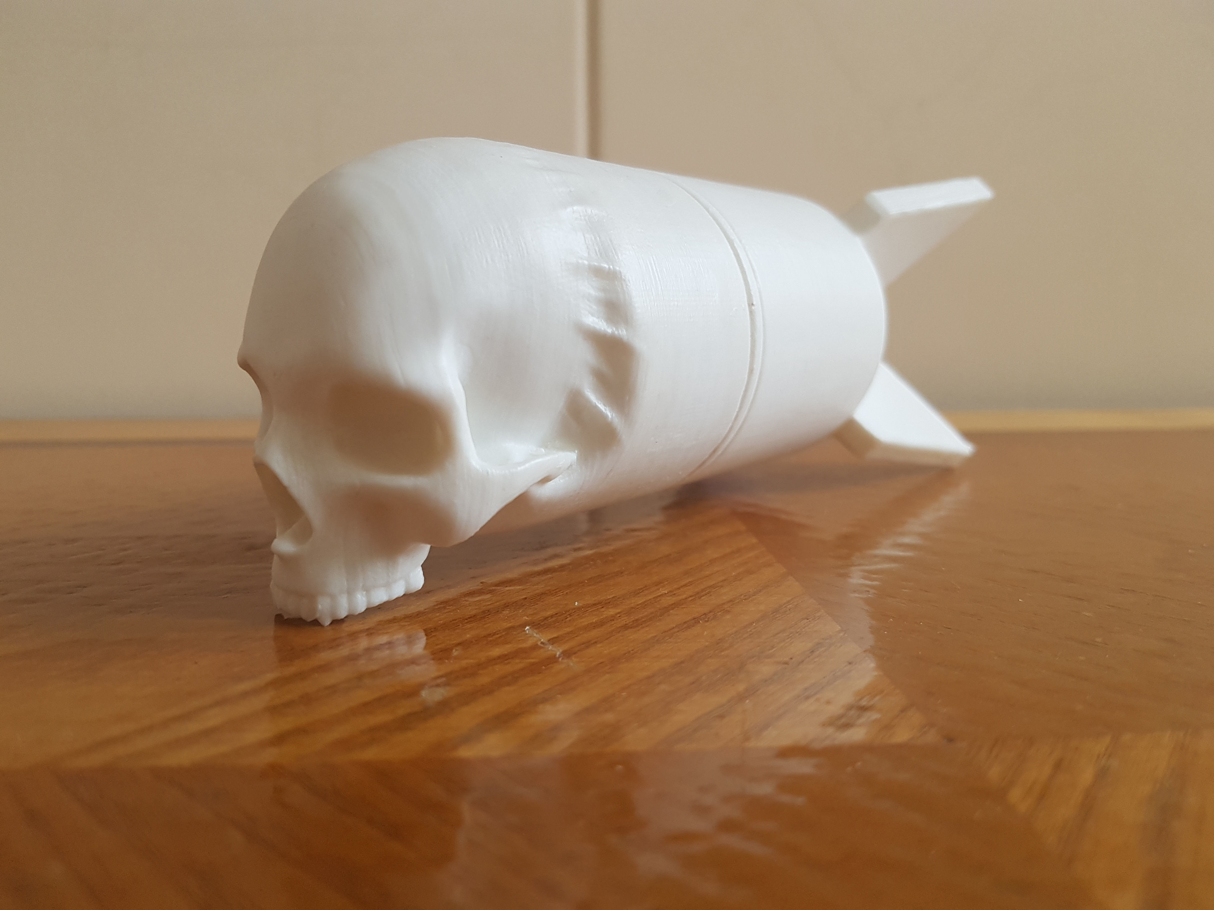 Skull Bomb printable 3D print model_4