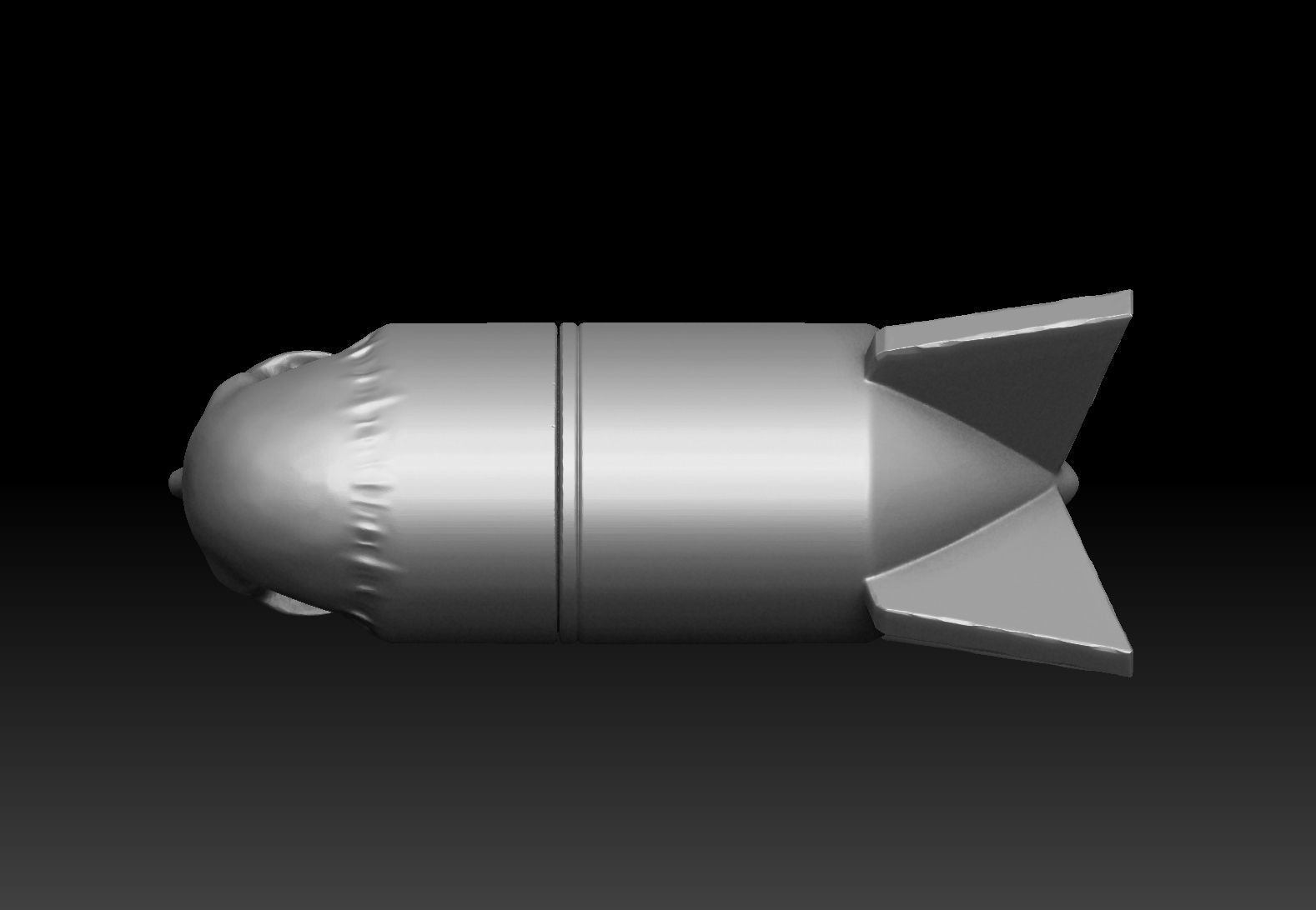 Skull Bomb printable 3D print model_17