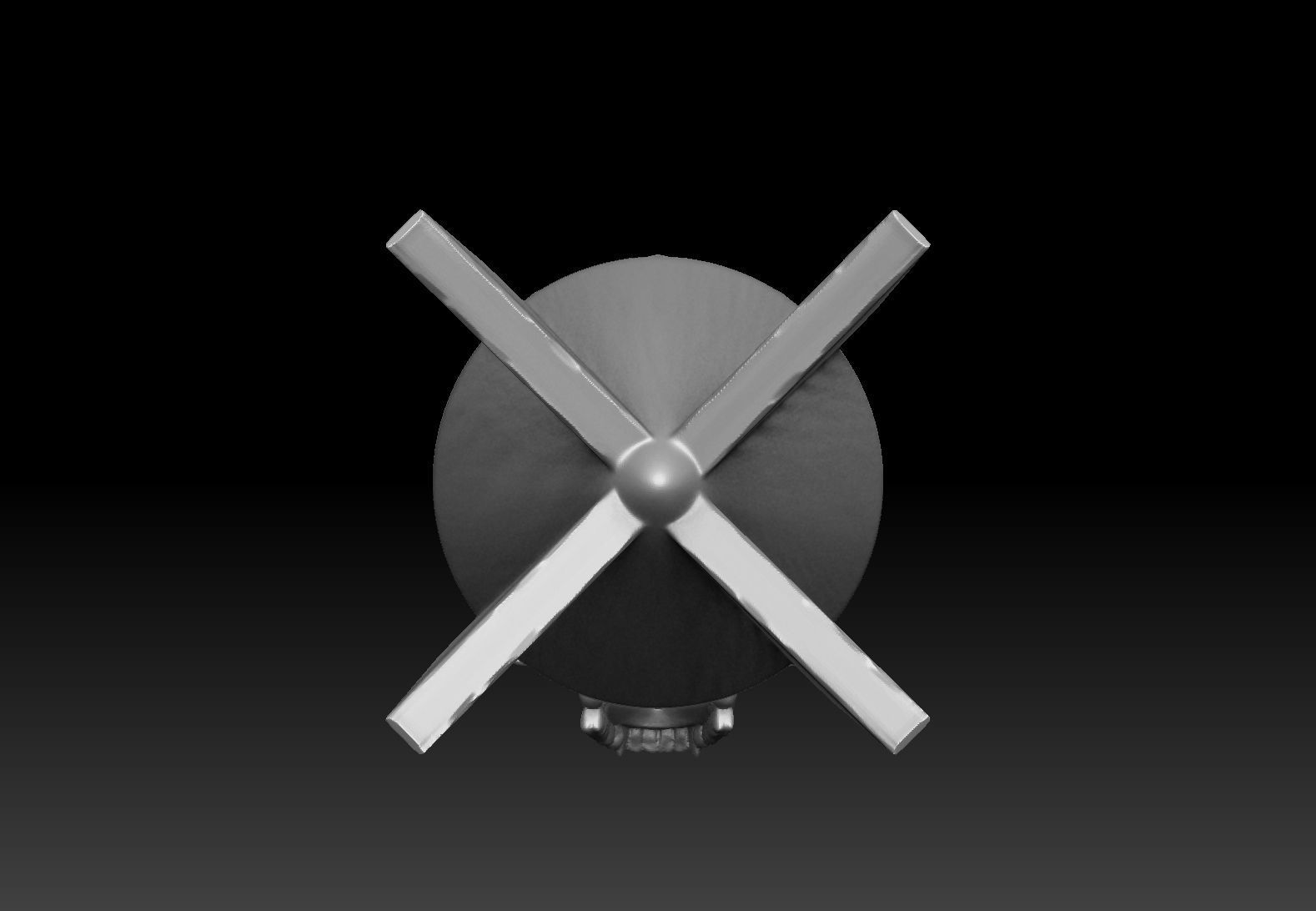 Skull Bomb printable 3D print model_15