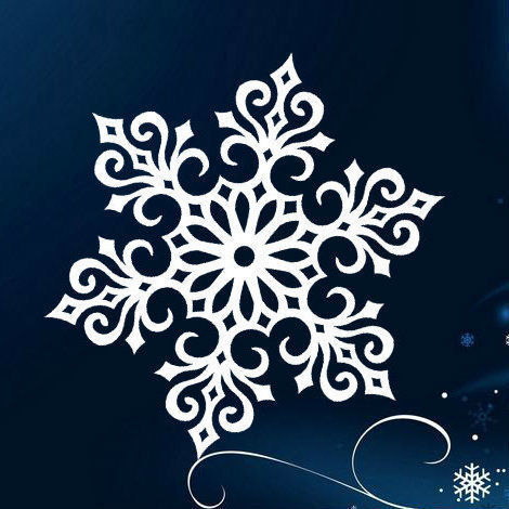 Snowflake lace 3D print model_3