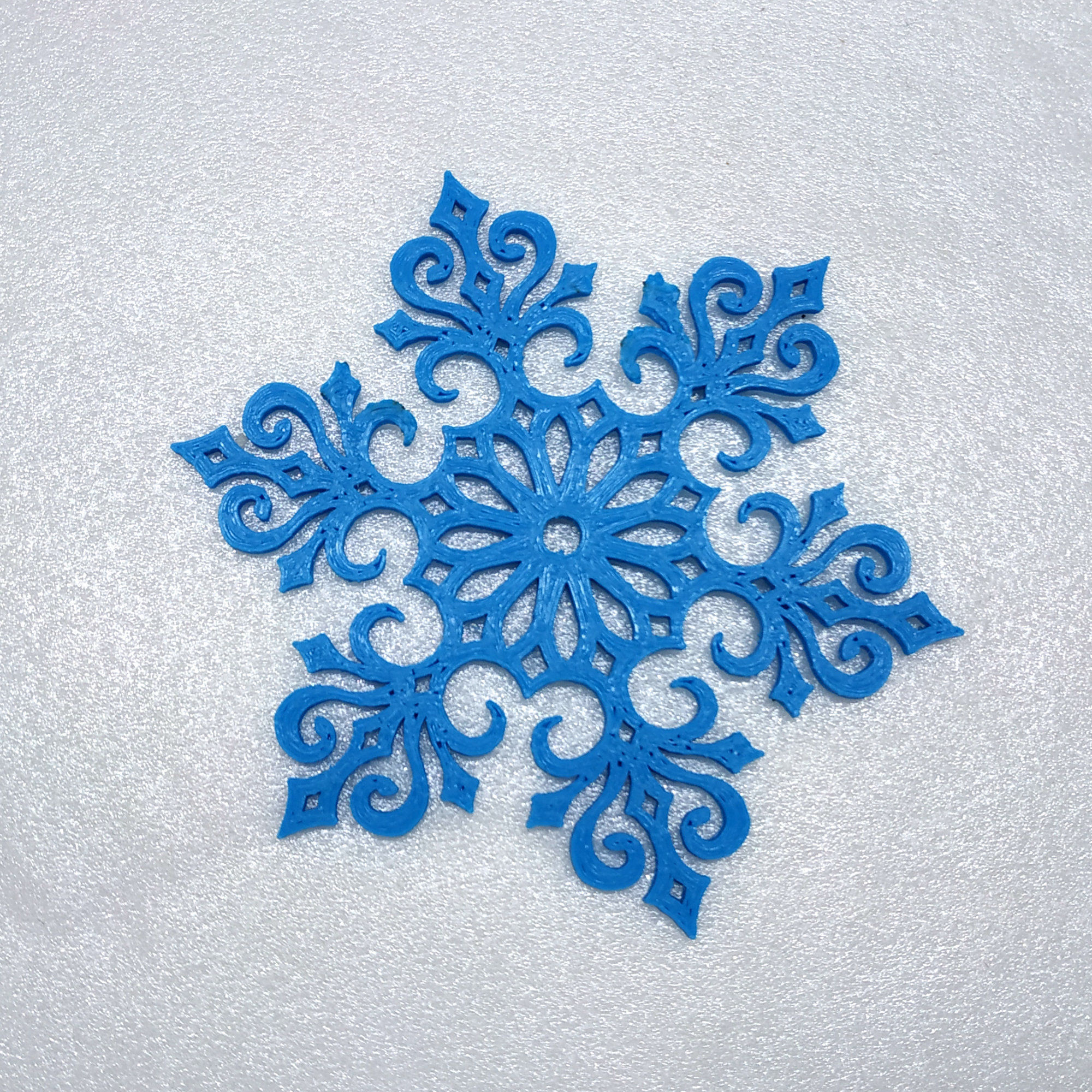 Snowflake lace 3D print model_2