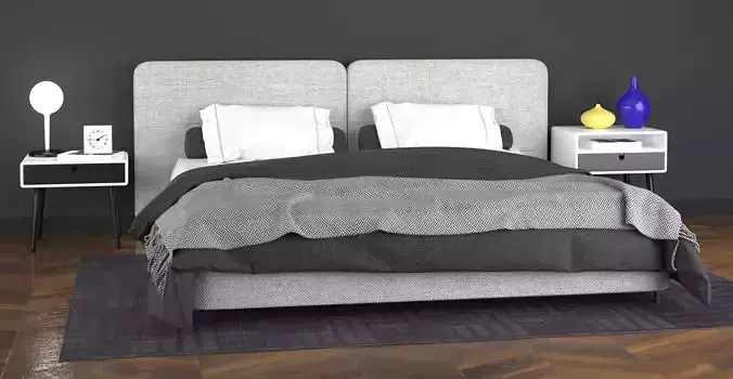 Minotti Tatlin Cover Bed