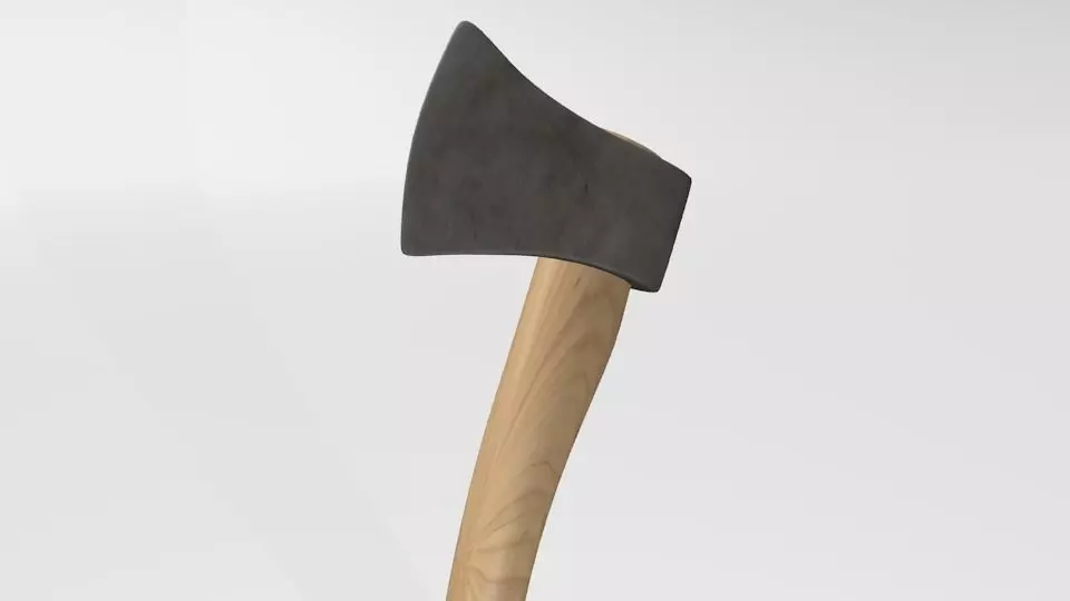 Hatchet axe 3D model_0