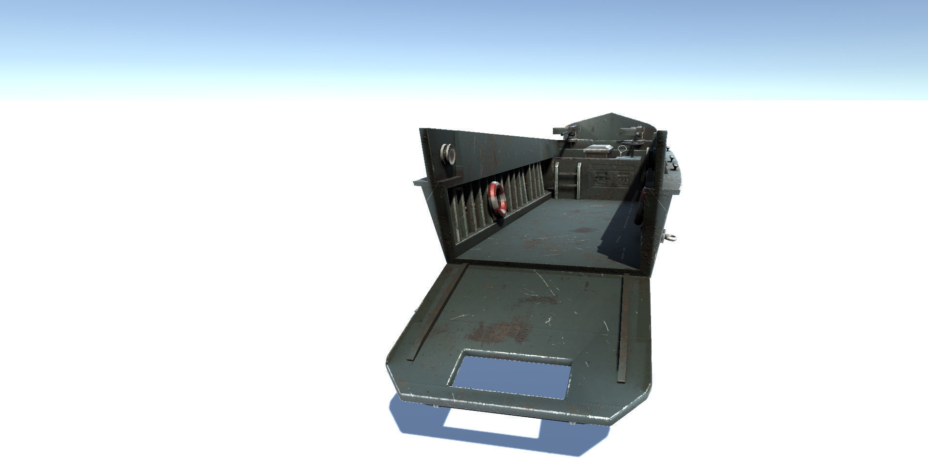 Landing Ship 3D model_4