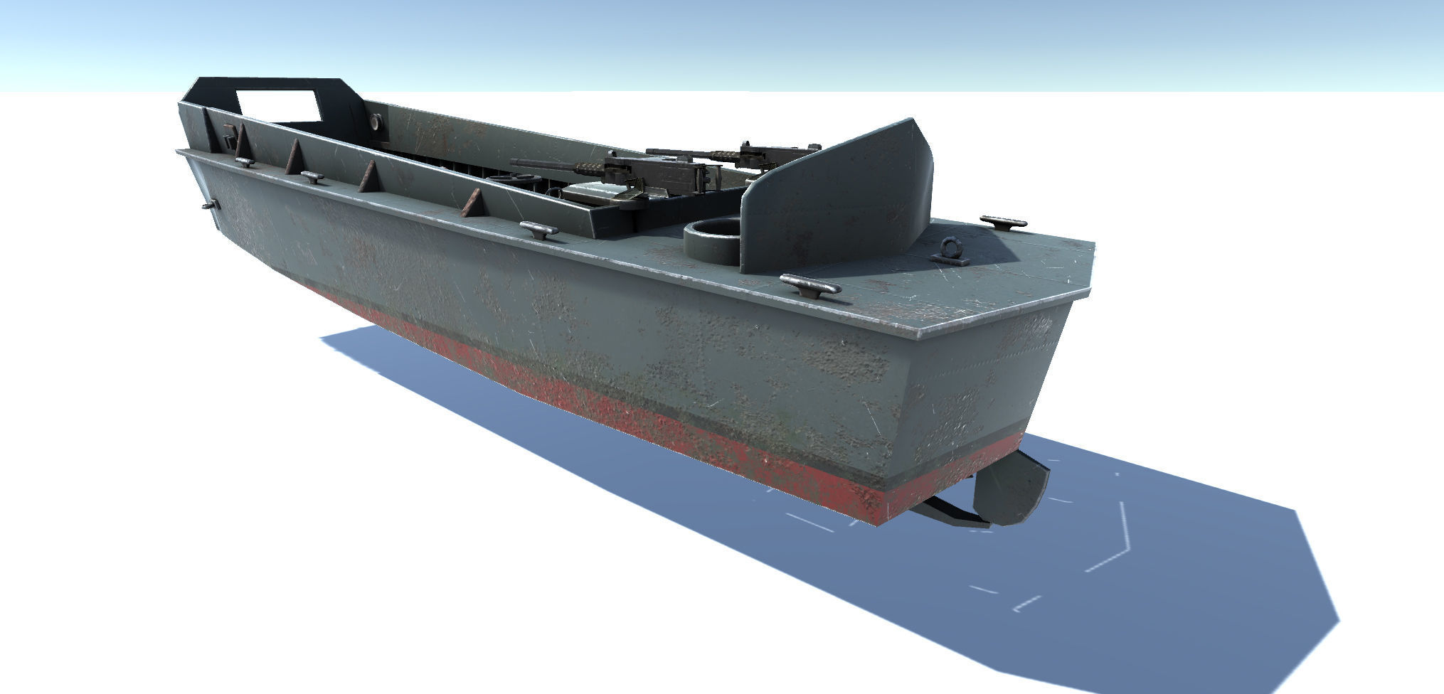 Landing Ship 3D model_2