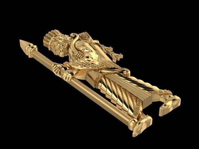 pendant Achaemenid soldier 3D print model_3