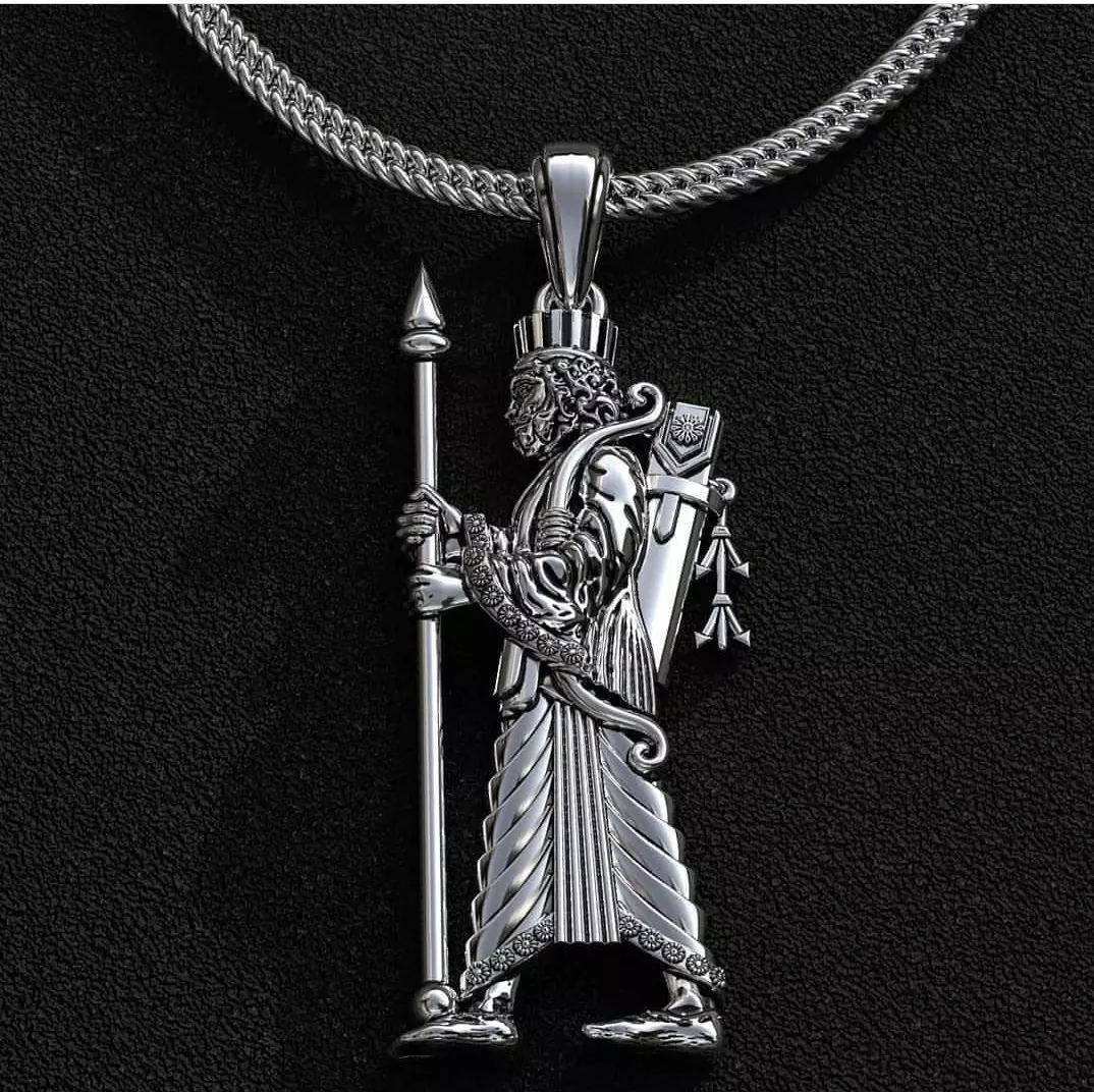pendant Achaemenid soldier 3D print model_0