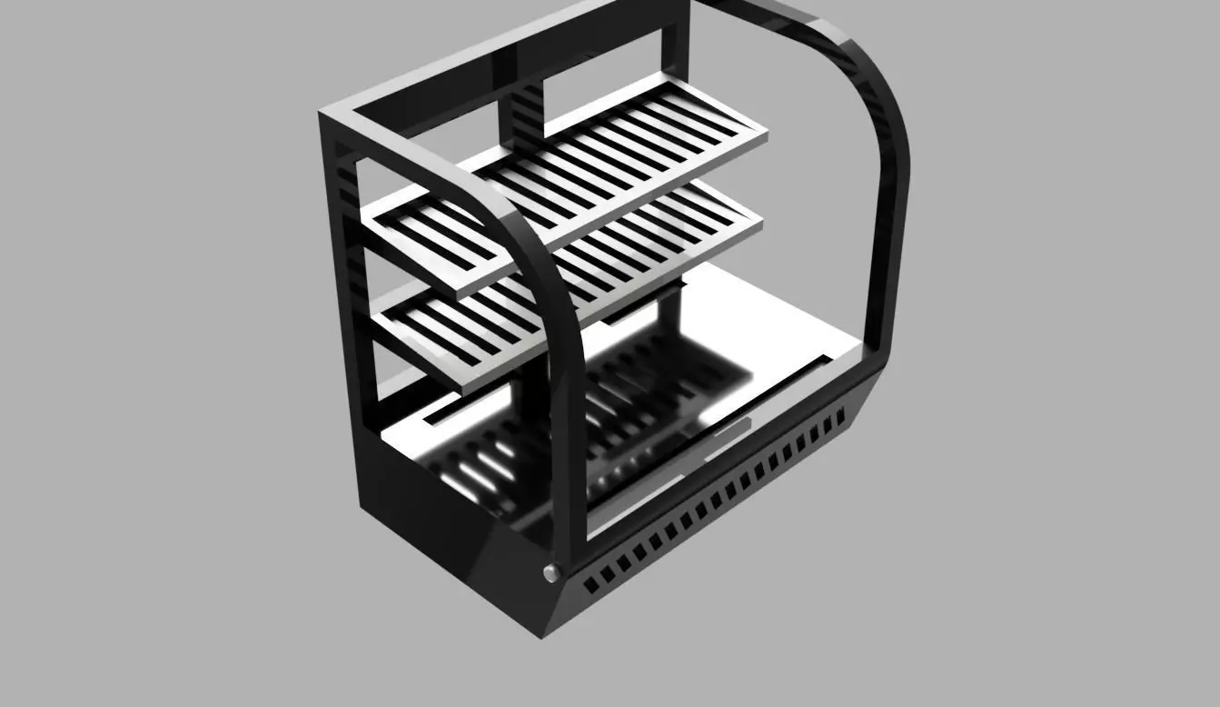 cake cabinet top 3D print model_0