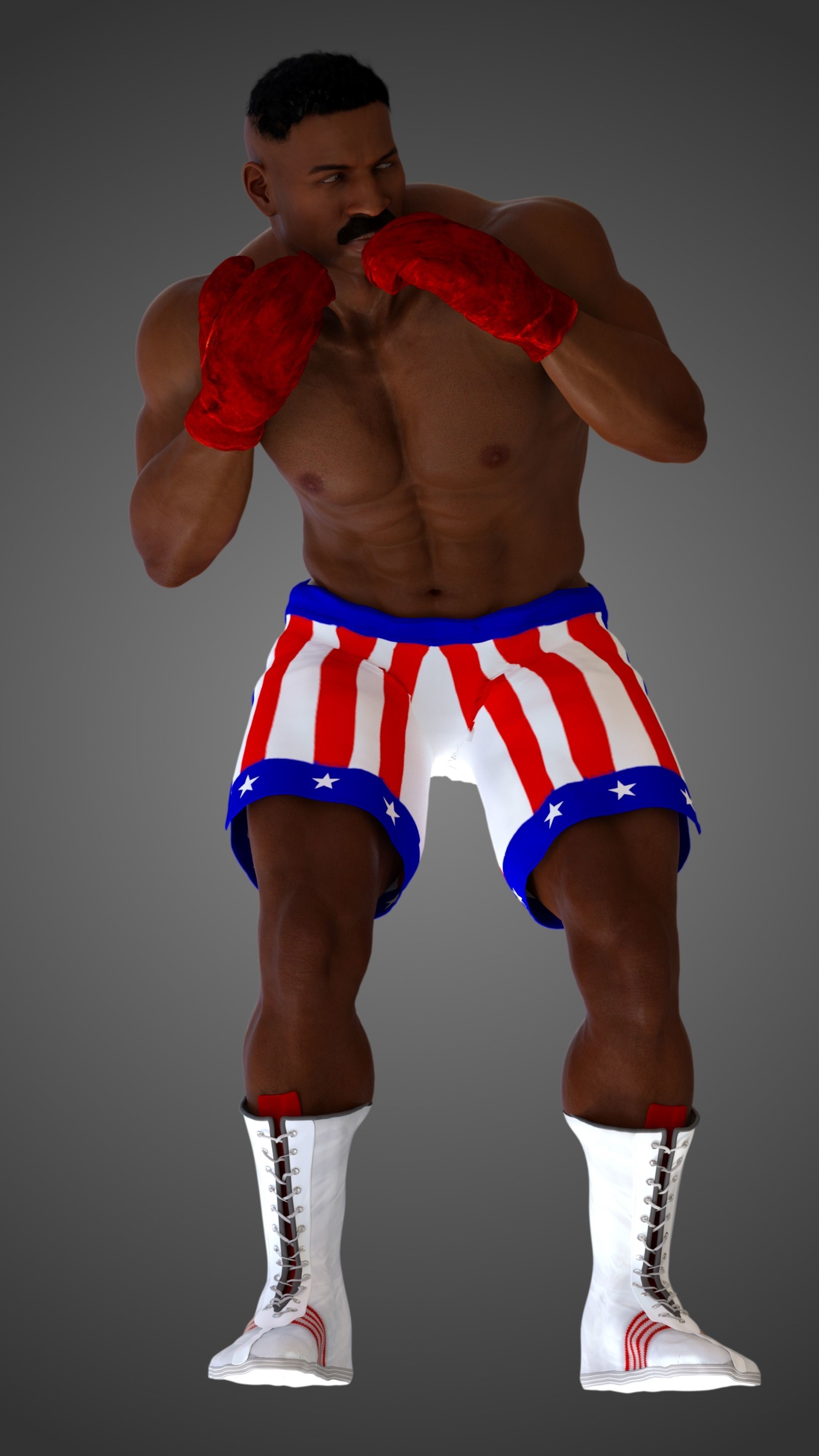 Apollo Creed 3D model_10
