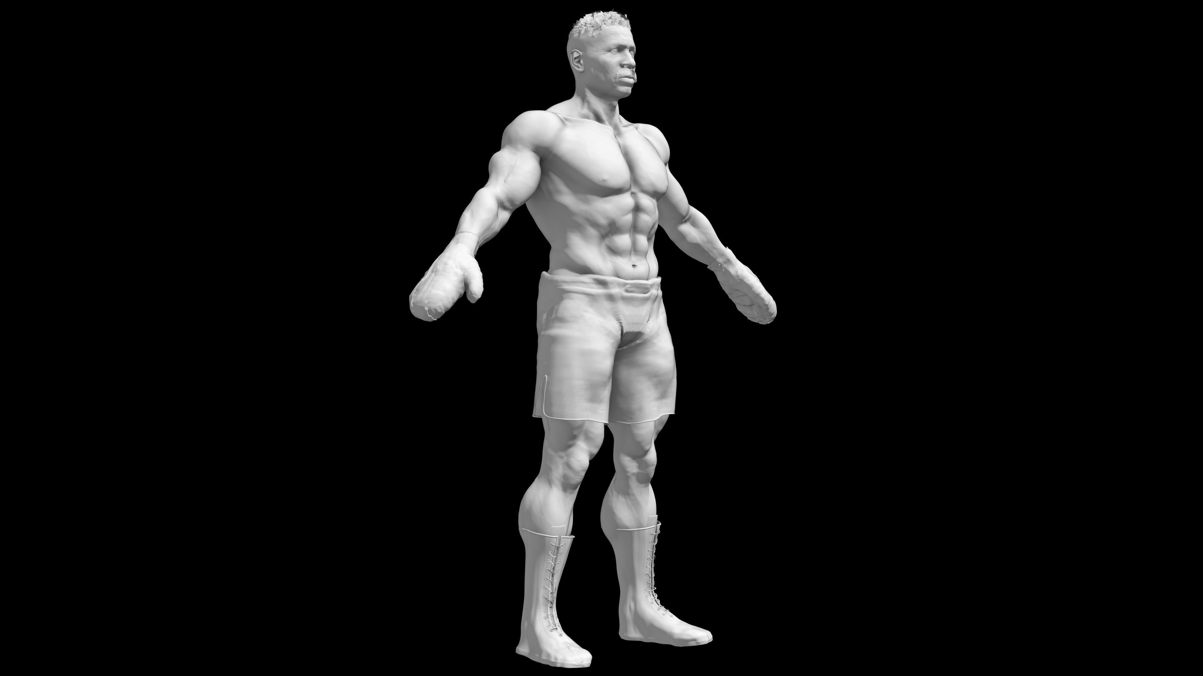 Apollo Creed 3D model_3