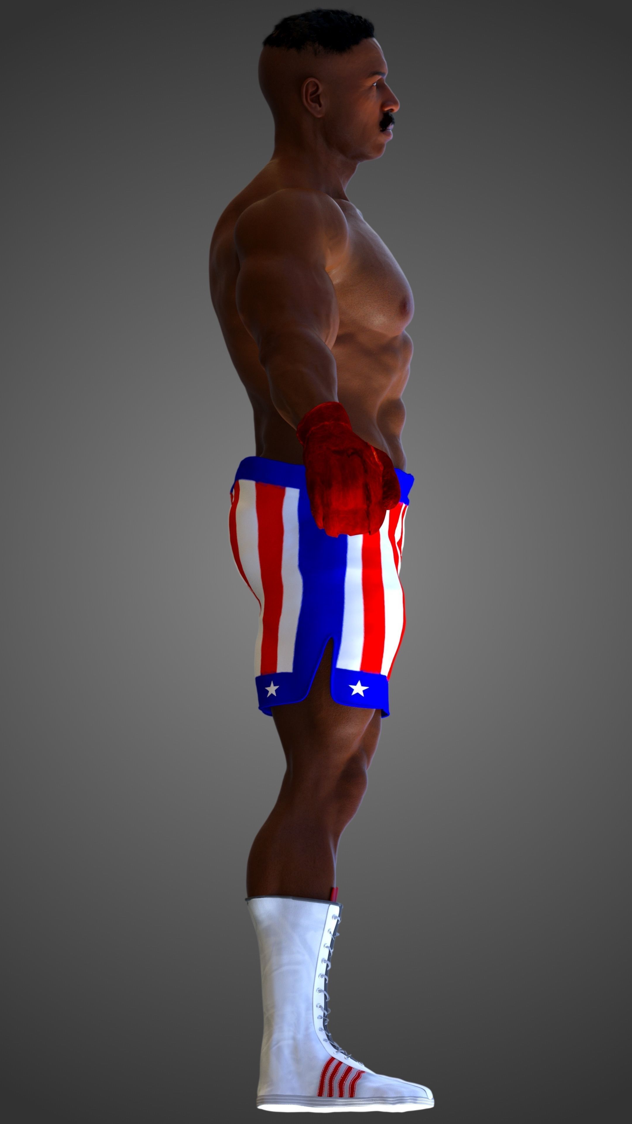 Apollo Creed 3D model_6