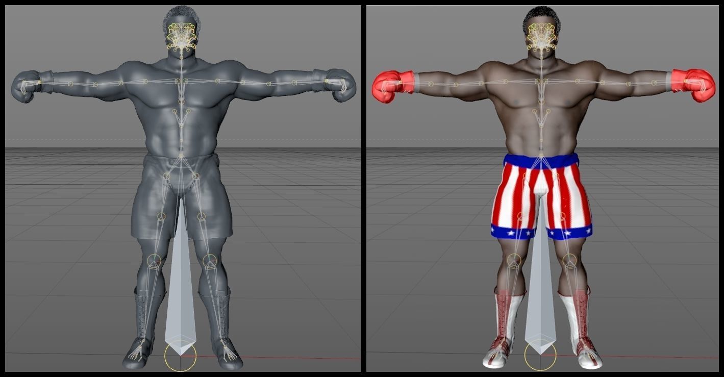 Apollo Creed 3D model_8