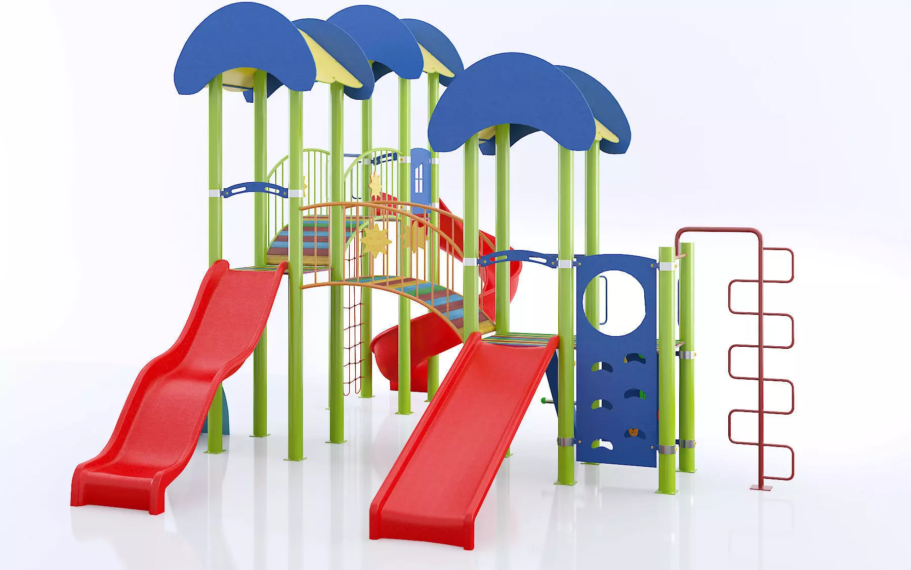 kids child playground 3d model 3D model_0