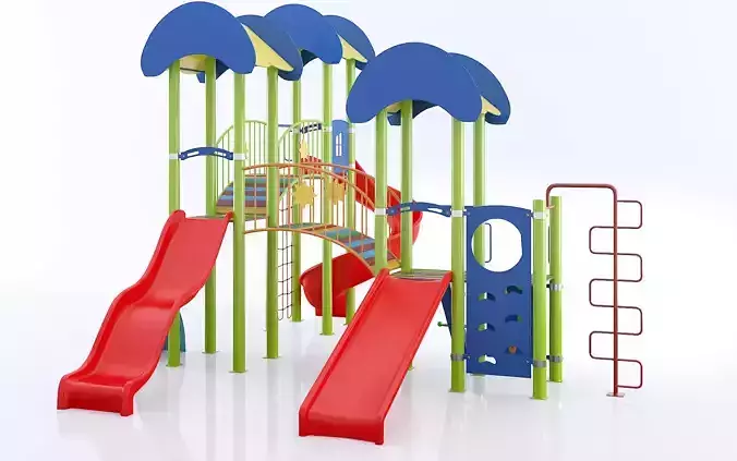 kids child playground 3d model