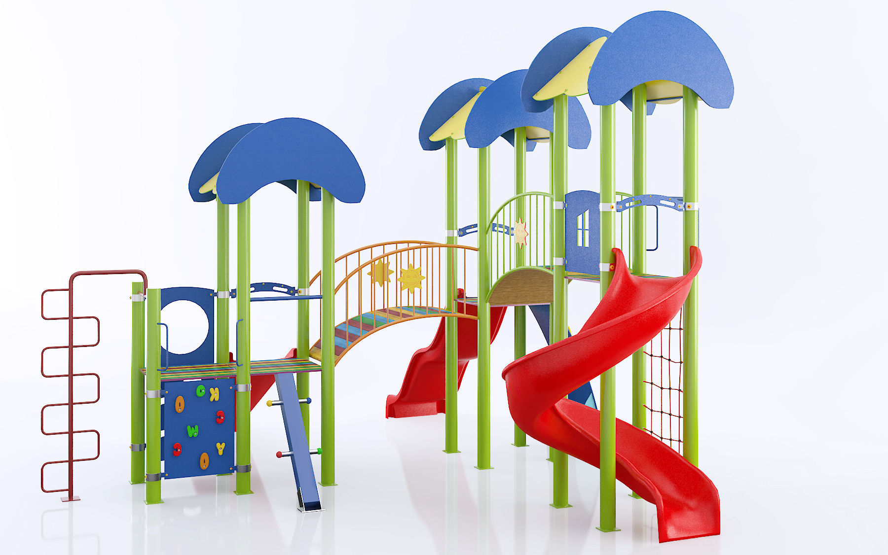 kids child playground 3d model 3D model_2