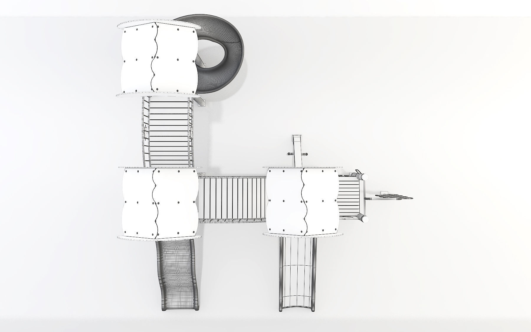 kids child playground 3d model 3D model_5