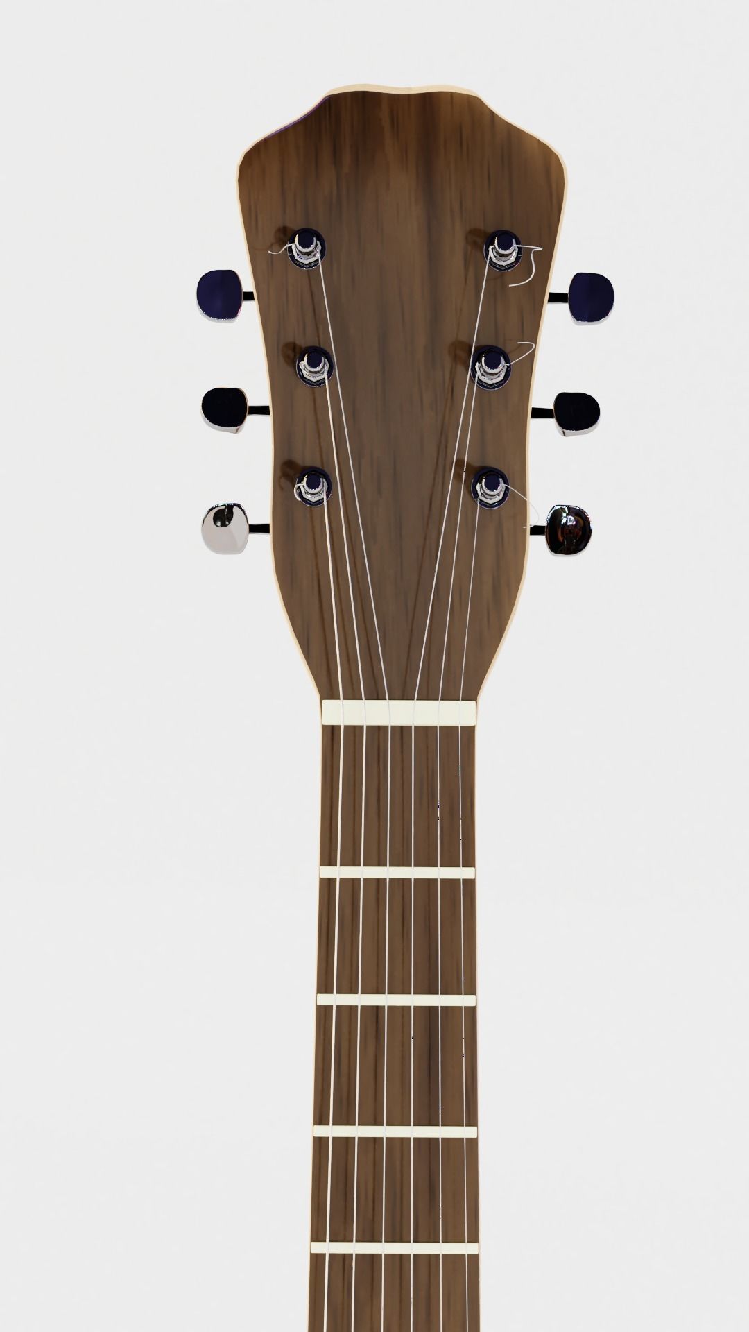 Electrical Guitar Gibson type 3D model_5