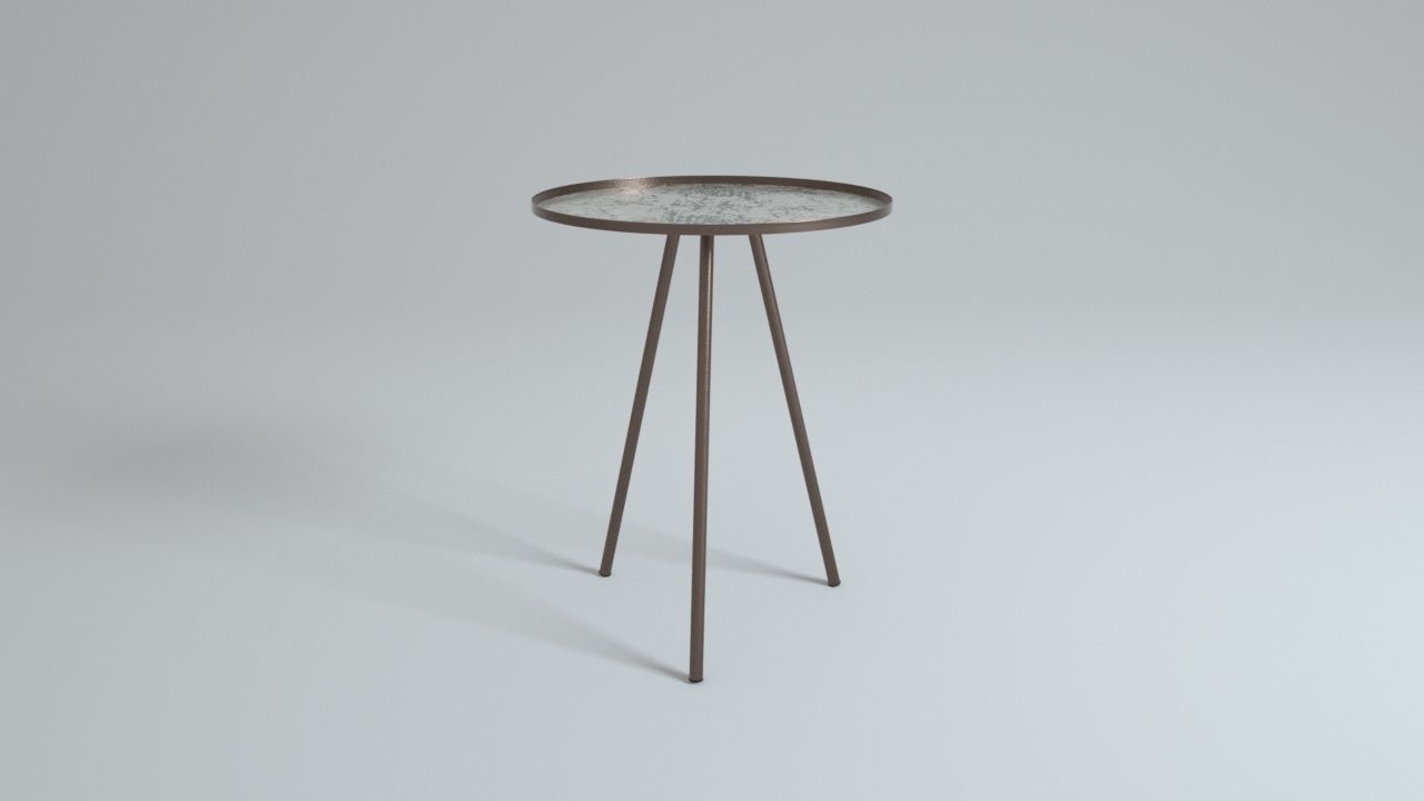 Design Side Table Vintage Antique 3D model_15