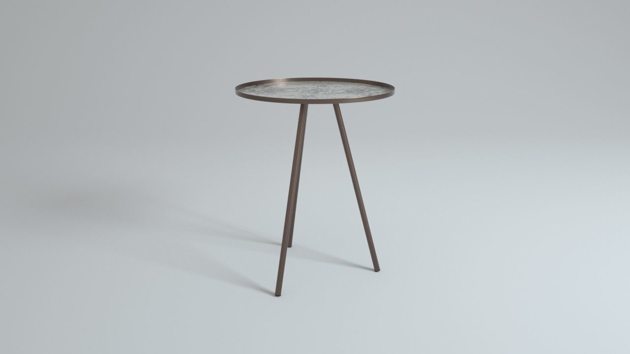 Design Side Table Vintage Antique 3D model_20