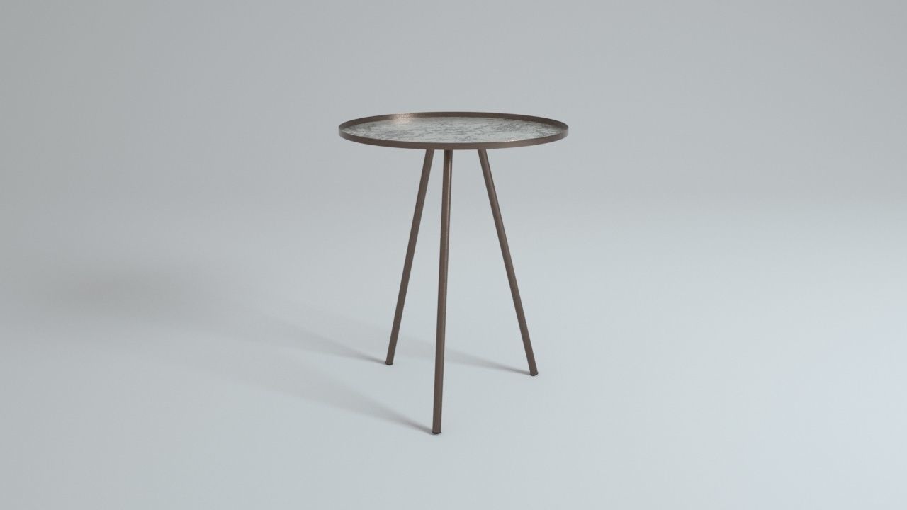 Design Side Table Vintage Antique 3D model_22