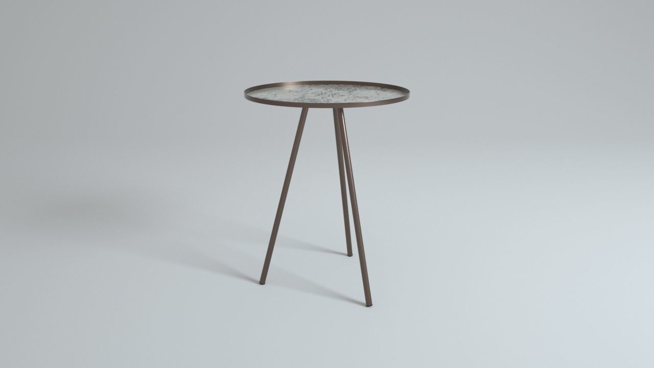 Design Side Table Vintage Antique 3D model_27