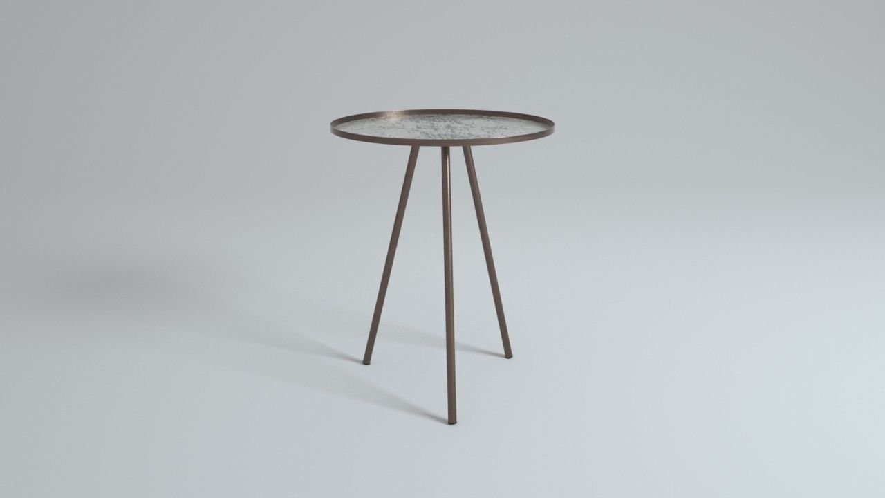 Design Side Table Vintage Antique 3D model_14