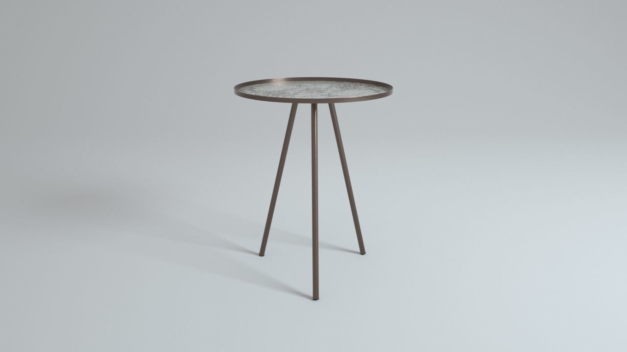 Design Side Table Vintage Antique 3D model_24