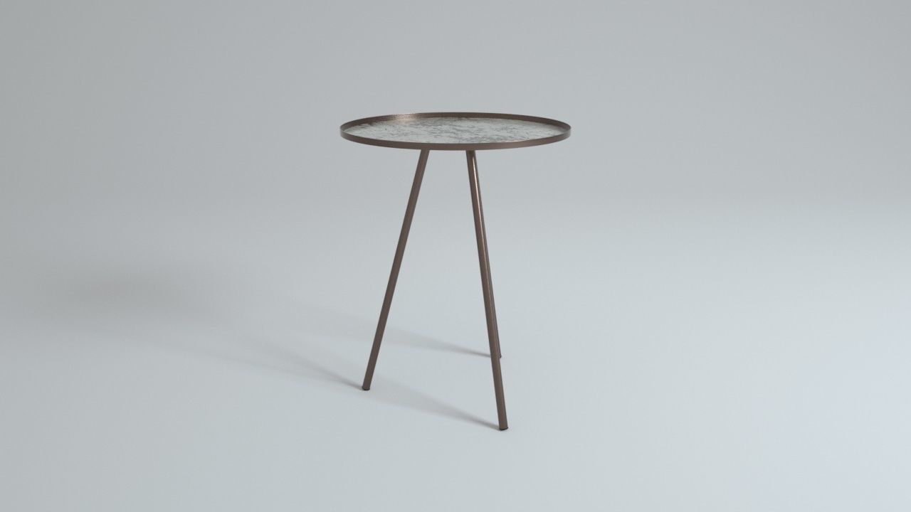 Design Side Table Vintage Antique 3D model_16