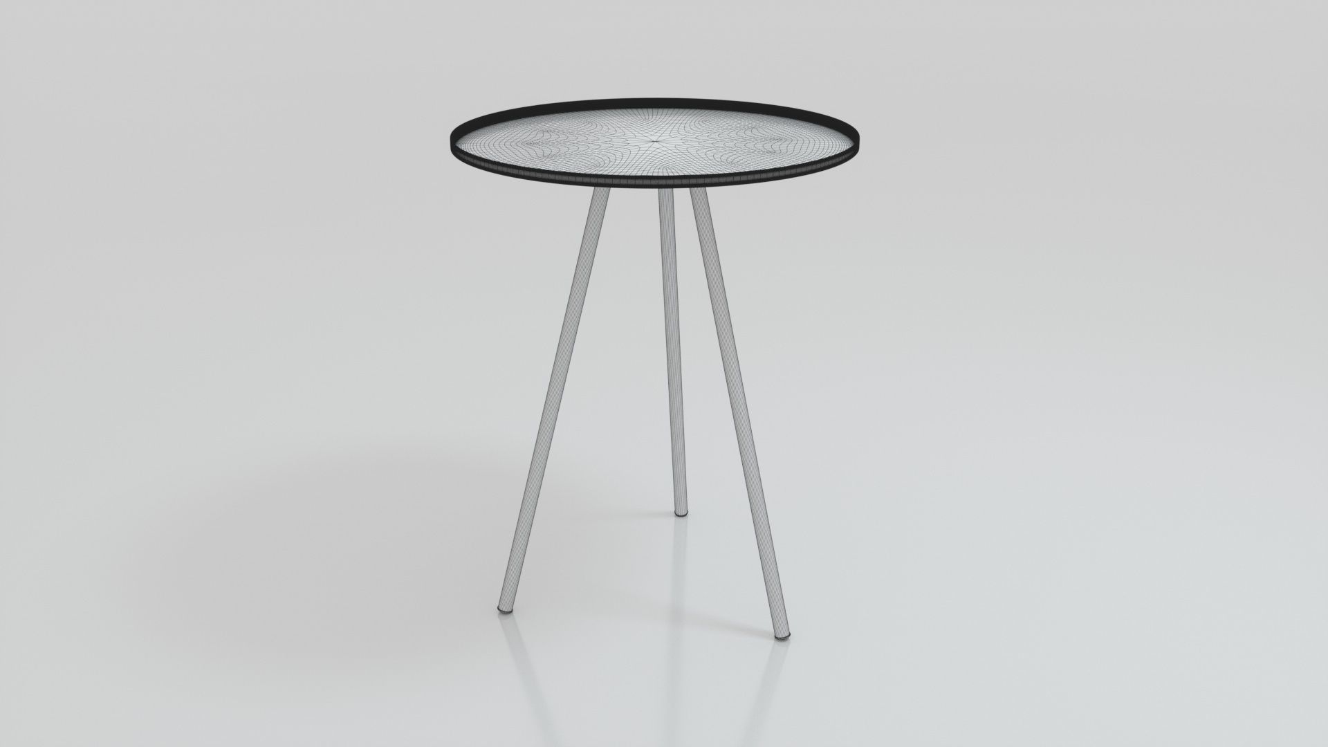 Design Side Table Vintage Antique 3D model_2